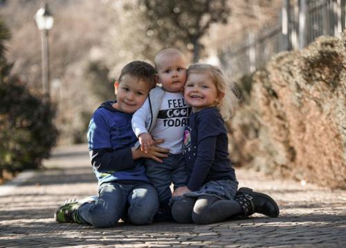 Elias mit Emily und Jonas